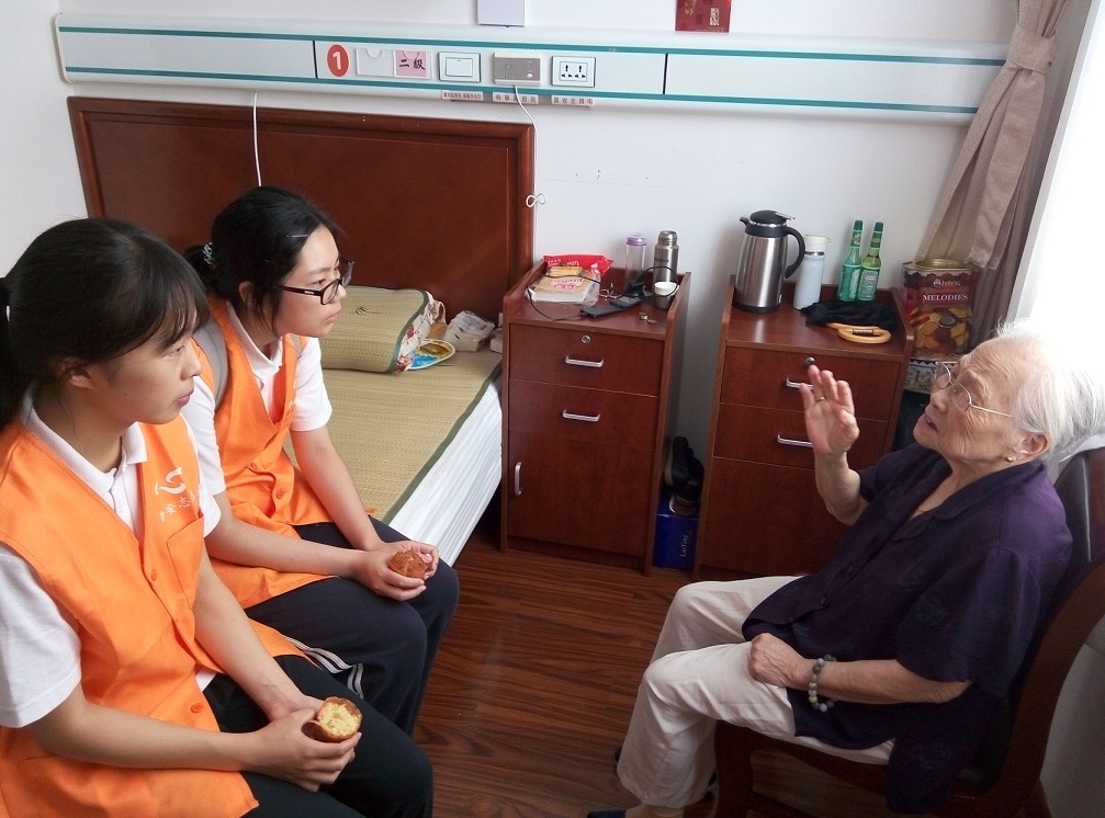 蝴蝶湾敬老院是集合各种社区养老助老服务的一站式平台.