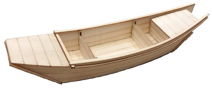 1月“爱玩木头”工作室— 木制小舢板船