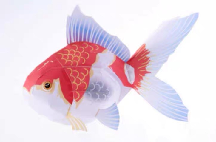 2022新年活动鱼跃龙门纸艺小金鱼