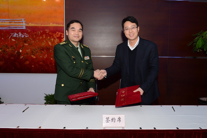 中国人民武装警察部队政治学院与上海院士风采馆 共建