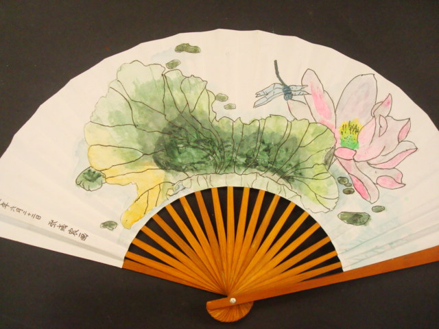 夏日扇面diy