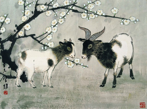 羊大为美看2015年生肖艺术展